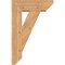 Ekena Millwork Traditional Slat Smooth Bracket w/ Offset Brace, Western Red Cedar, 7 1/2"W x 22"D x 34"H BKT0806X22X34TRA06SWR - alternate 3